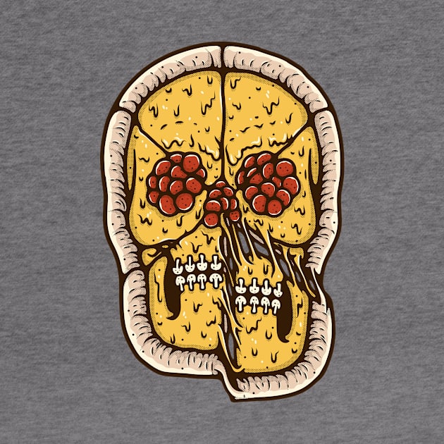 Pizza Skull by quilimo